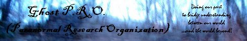 Ghost P.R.O. (Paranormal Research Organization)