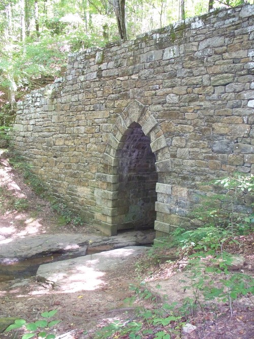 Historic Poinsett Bridge in Greenville County South Carolina, investigated 12/13/08 & found to be a site of much paranormal activity